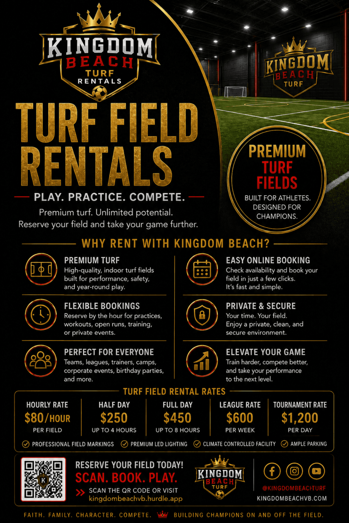 Indoor Turf Field Reservation