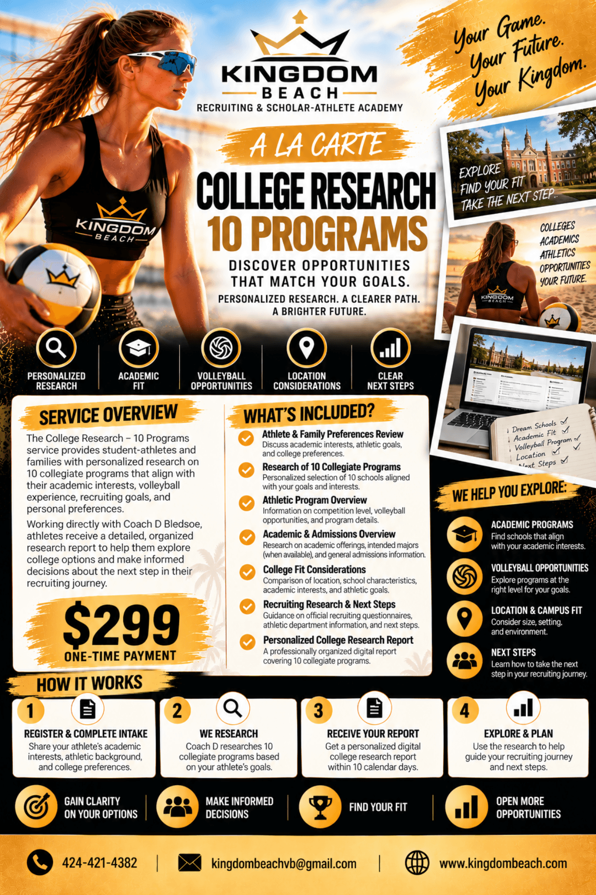À La Carte — College Research: 10 Programs